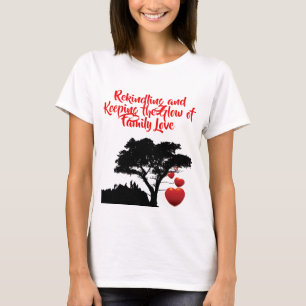 T-shirt Family Love Family Tree Citation Heart Tree