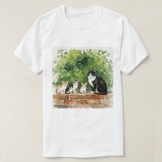 T-shirt Family of cats