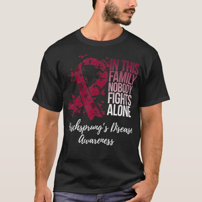 T-shirt Family Support Hirschsprungs Disease Awareness (Devant)