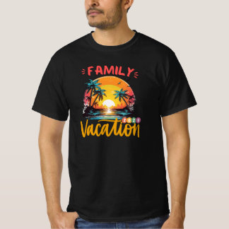 T-shirt FAMILY VACATION 2025 summer trip