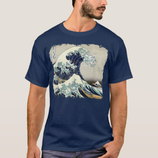 T-shirt Famous Classic Japanese Fine Art Grande Vague Hoku