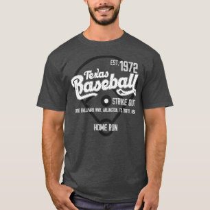 T-shirt Fan de baseball vintage Texas Est 1972