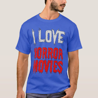 T-shirt Fan de films d'horreur J'adore les films d'horreur