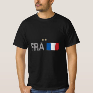 T-shirt Fan de football France Chemise Française