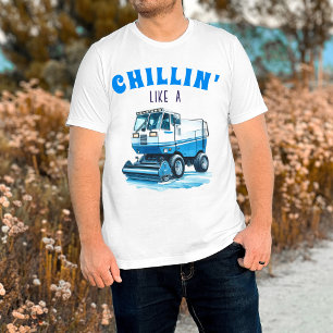 T-shirt Fan de hockey drôle qui se détend comme une surfac