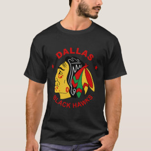 T-shirt Fan de hockey vintage des Dallas Black Hawks