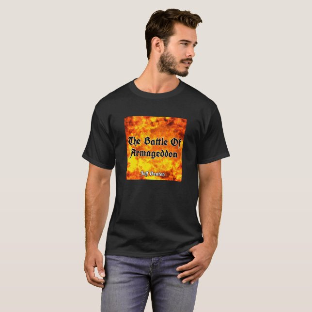 T-shirt fan de la bataille d'Armageddon (Devant entier)