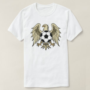 T-shirt Fan de sport aigle crête vintage de football