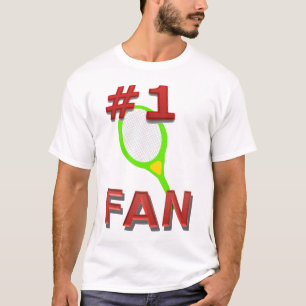 T-shirt Fan de tennis du numéro 1