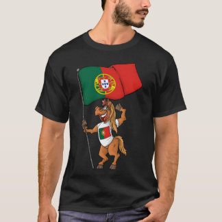 T-shirt Fan Horse portugaise