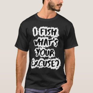 T-shirt Fanatique de la pêche au doré à l'œil Chasse l'ins