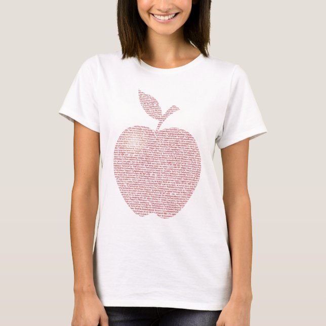T-shirt Fandom rouge Apple (Devant)