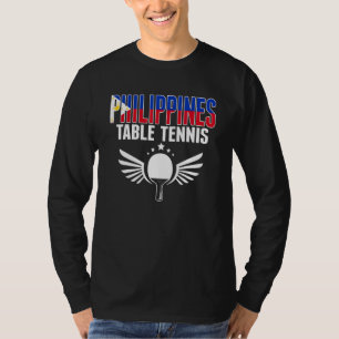 T-shirt Fans de tennis de table des Philippines Ping Pong