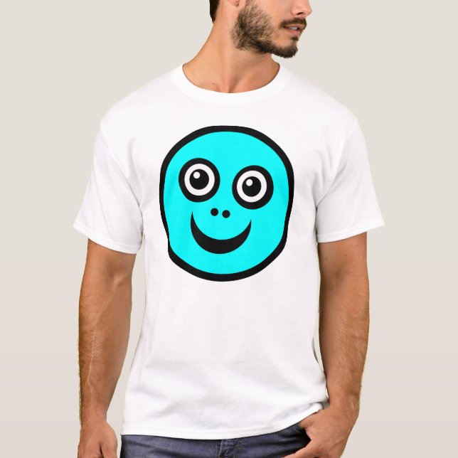 T-shirt Fantaisie bleu visage (Devant)