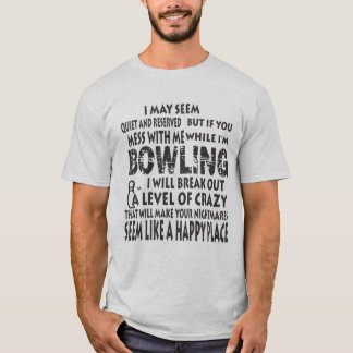 T-shirt Fantaisie Bowling Shirts Bowler Dons Happy Place