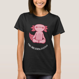 T-shirt Fantaisie cracheuse de feu Mignonne drôle Yoga Dra