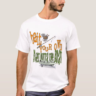 T-shirt Fantaisie de pêche Chemise de pêche Humour appât d