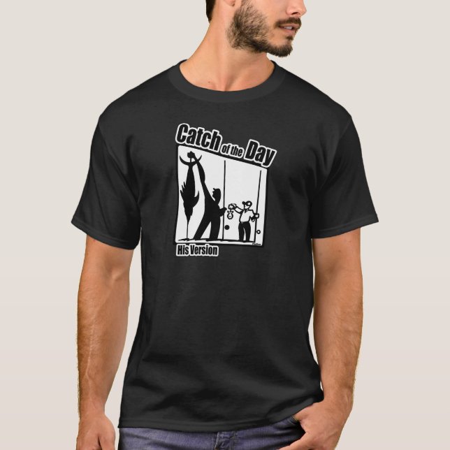 T-shirt Fantaisie de pêche Chemise de pêche Humour de pêch (Devant)