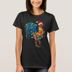 T-shirt Fantaisie de poulet rôti feux de Noël Pyjama Farm