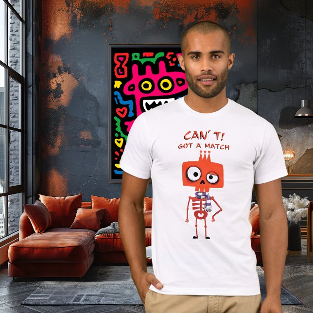 T-shirt Fantaisie de soccer drôle Squelette | Je ne peux p (Créateur téléchargé)