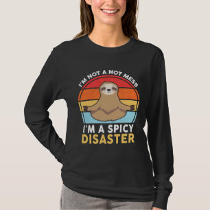 T-shirt Fantaisie Fantaisie Yoga Je ne suis pas un Mess Ho