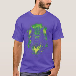 T-shirt Fantaisie Loup Loup-garou Horreur Épée Surnaturel
