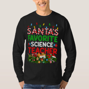 T-shirt Fantaisie Noël de l'enseignant de sciences Père No