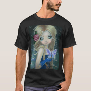 T-shirt fantaisie papillon pervenche fée