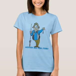 T-shirt Fantaisie Pêche Chemise Humour Pêche Gros Poisson