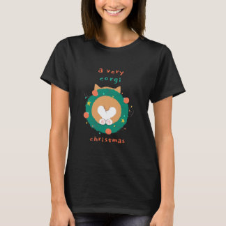 T-shirt Fantaisie Un Noël Très Corgi