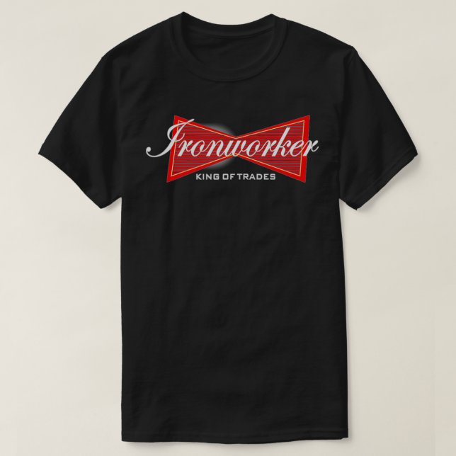 T-shirt Fantaisiste Funny Syndicat des travailleurs du fer (Design devant)
