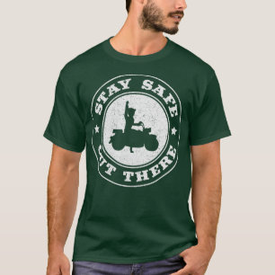 T-shirt Fantastic Fox Motorcycle Restez en sécurité là-bas