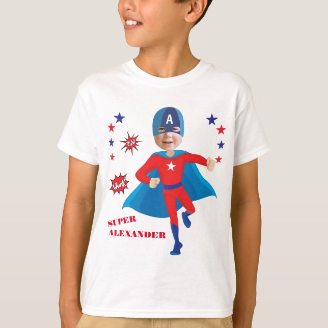 T-shirt Fantastic USA Superhero Boy Birthday Tremendante (Devant)