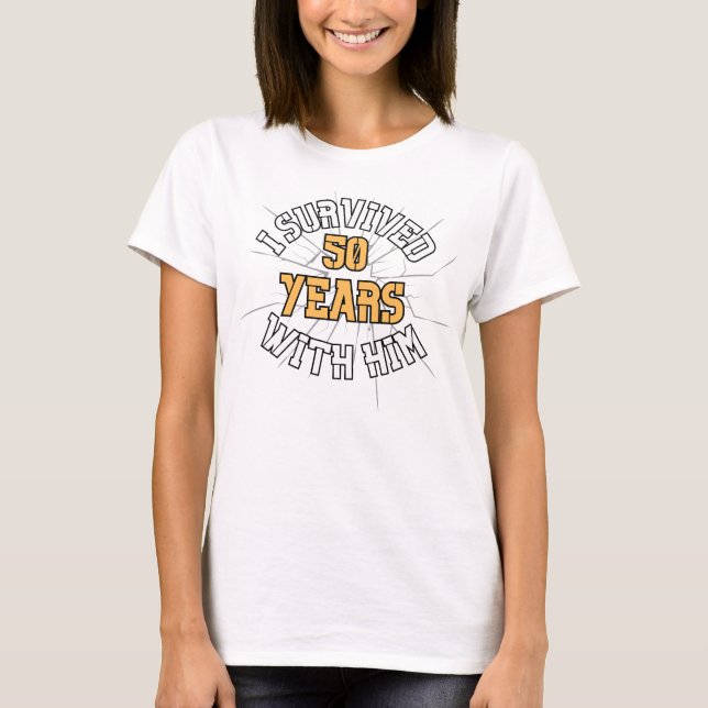 T-shirt Fantastique chemise du 50e anniversaire (Devant)