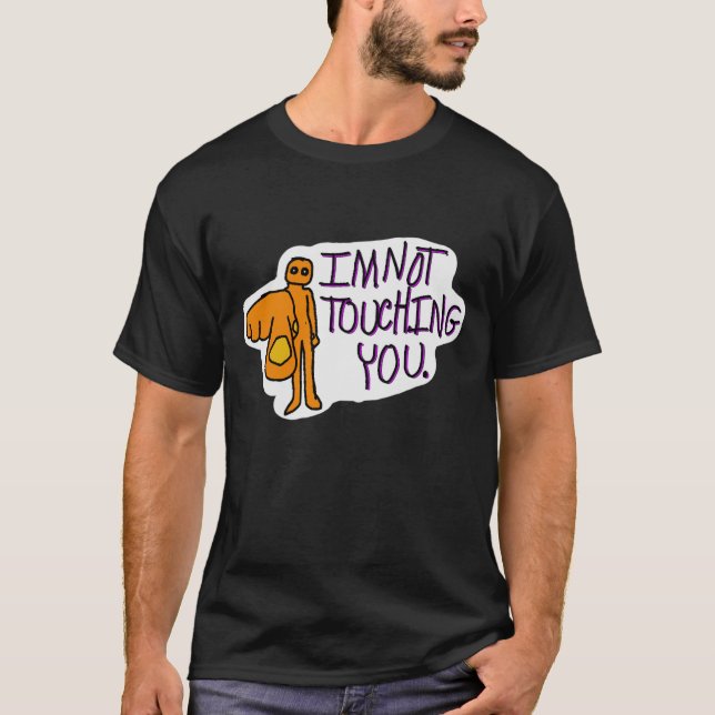T-shirt Fantastique chemise - Je ne vous touche pas (Devant)