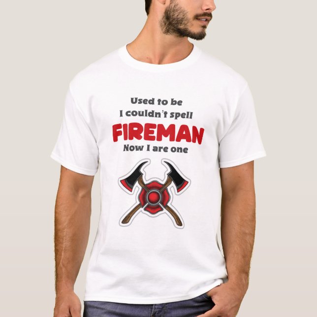T-shirt Fantastique chemise pompier (Devant)