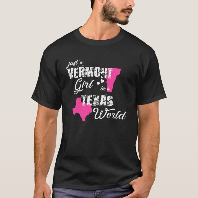 T-shirt Fantastique chemise Vermont Juste une fille Vermon (Devant)