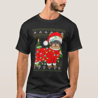 T-shirt Fantastique éclairage de Noël laide Père Noël York