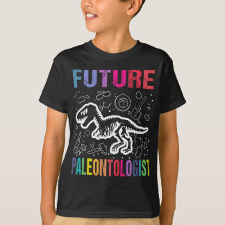 T-shirt Fantastique futur paléontologue costume Dinosaur G