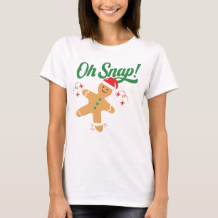 T-shirt Fantastique gingembre Snaps Chemise de Noël - Humo