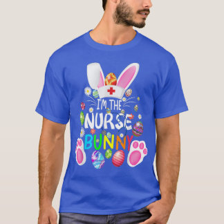 T-shirt Fantastique Pâques, je suis NURSE Bunny, famille d