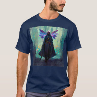 T-shirt Fantasy Gothic Witch Fea Faery Mage Woods Fairy Ma
