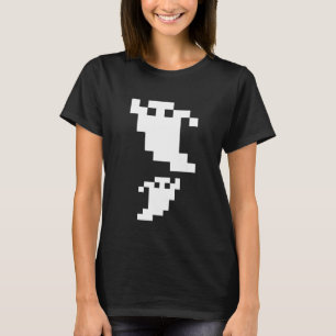 T-shirt Fantôme à 8 bits pour pixels