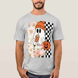 T-shirt Fantôme avec Beanie - Graphique d'Halloween Éffray
