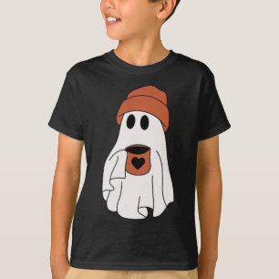 T-shirt Fantôme Boire Café Drôle Costume Halloween Coff