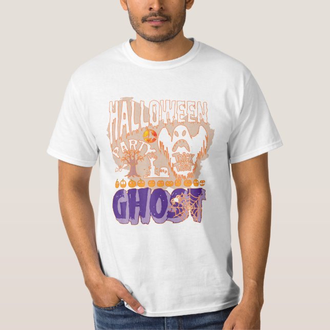 T-shirt Fantôme de fête (Devant)