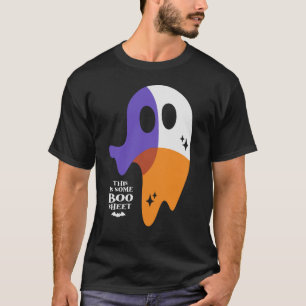 T-shirt Fantôme de feuille de livre - Drôle Halloween