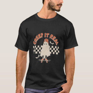 T-shirt Fantôme de Halloween Creep It Real Pour