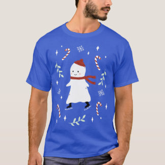 T-shirt Fantôme de patinage sur glace