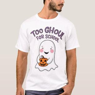 T-shirt Fantôme drôle à Ghoul pour l'école